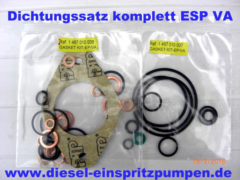 Gasket Kit complete Injection Pump EP/VA